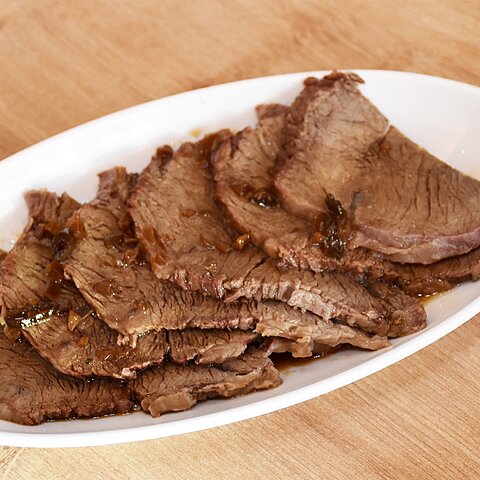 Rindfleischstreifen-Salat